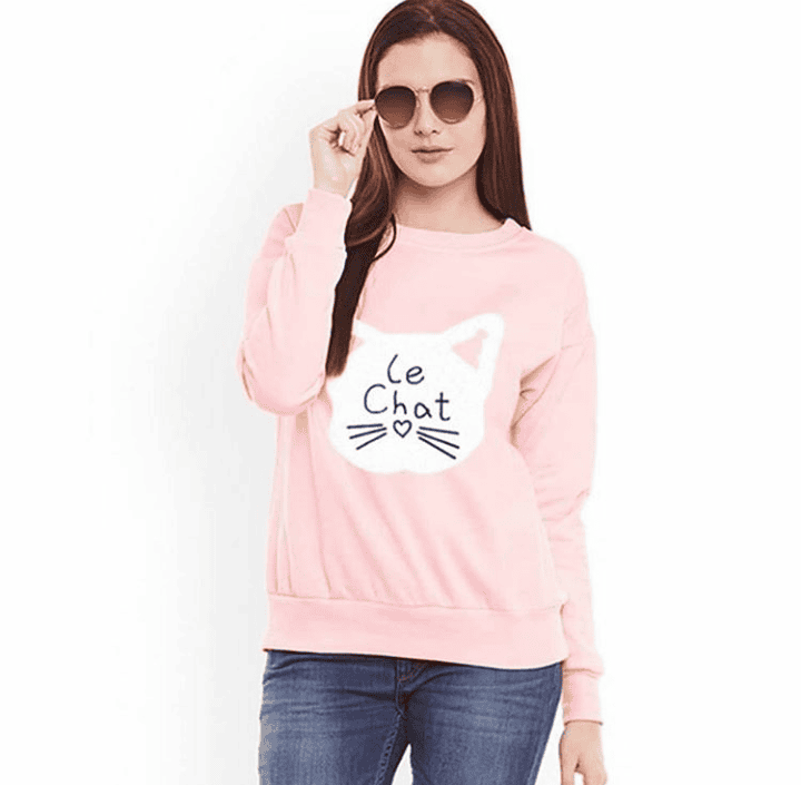 Le Chat Cat Funky Sweatshirt Le Chat Cat Funky Sweatshirt